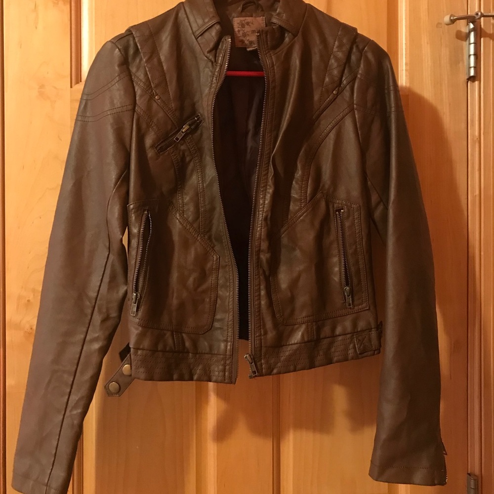 Leather jacket